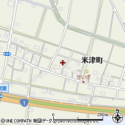 静岡県浜松市中央区米津町612周辺の地図