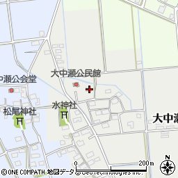 静岡県磐田市大中瀬115周辺の地図