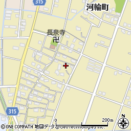 静岡県浜松市中央区河輪町637周辺の地図
