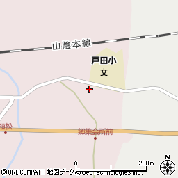 益田警察署　小野駐在所周辺の地図