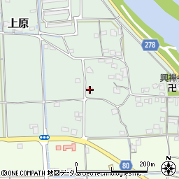 岡山県総社市上原295-1周辺の地図