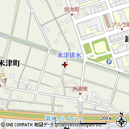 静岡県浜松市中央区米津町851周辺の地図