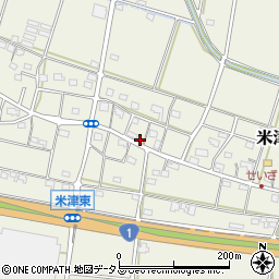 静岡県浜松市中央区米津町722周辺の地図