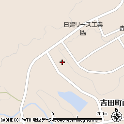 広島県安芸高田市吉田町西浦835周辺の地図