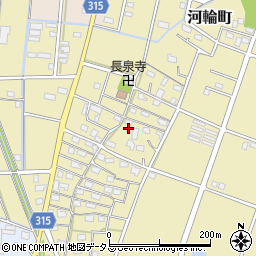 静岡県浜松市中央区河輪町632周辺の地図