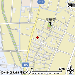静岡県浜松市中央区河輪町650周辺の地図