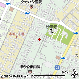 三重県津市久居二ノ町1706周辺の地図