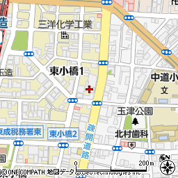 株式会社西原衛生工業所大阪本店　営業部周辺の地図