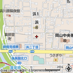 伊丹歯科医院浜診療所周辺の地図