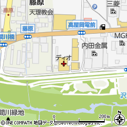 ディオ岡山東店周辺の地図