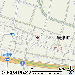 静岡県浜松市中央区米津町705周辺の地図