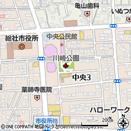川崎公園周辺の地図