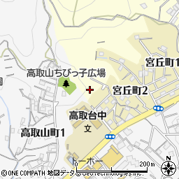 兵庫県神戸市長田区池田惣町周辺の地図