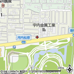 ローソン東大阪松原二丁目店周辺の地図