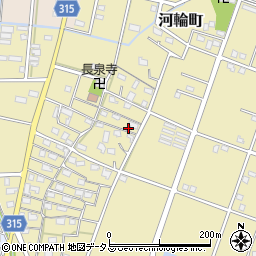 静岡県浜松市中央区河輪町635周辺の地図