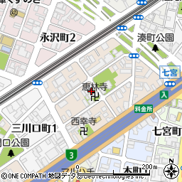 兵庫県神戸市兵庫区兵庫町2丁目2-33周辺の地図