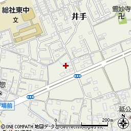岡山県総社市井手206周辺の地図