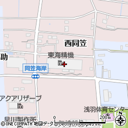 静岡県袋井市西同笠906-3周辺の地図