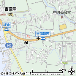 岡山県岡山市北区吉備津1166周辺の地図