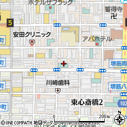 銀平 心斎橋周辺の地図
