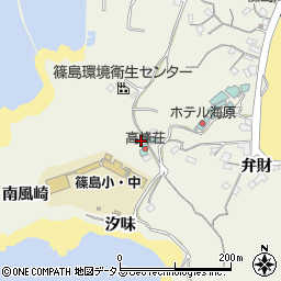 愛知県知多郡南知多町篠島棚橋周辺の地図
