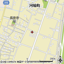 静岡県浜松市中央区河輪町510周辺の地図