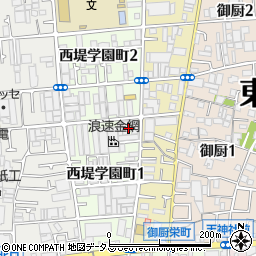 麻田紙工所周辺の地図