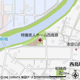 静岡県浜松市中央区西島町101周辺の地図