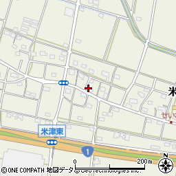 静岡県浜松市中央区米津町723周辺の地図