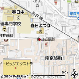 南京終町一丁目街区公園周辺の地図
