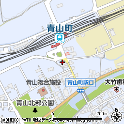 名張警察署青山町駅前交番周辺の地図