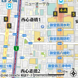 スターバックスコーヒー 心斎橋BIG STEP店周辺の地図