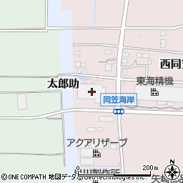 静岡県袋井市西同笠899-1周辺の地図