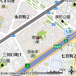 兵庫県神戸市兵庫区兵庫町周辺の地図