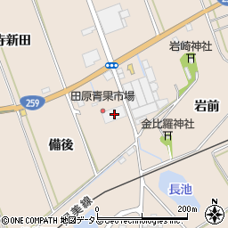 大一青果株式会社　田原地方卸売市場周辺の地図