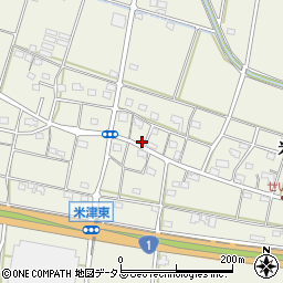 静岡県浜松市中央区米津町733周辺の地図