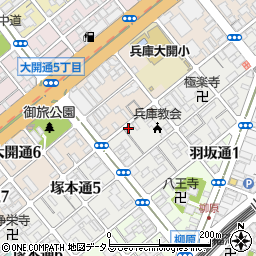 ウィズアス神戸株式会社周辺の地図