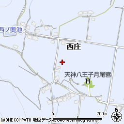岡山県岡山市東区西庄周辺の地図