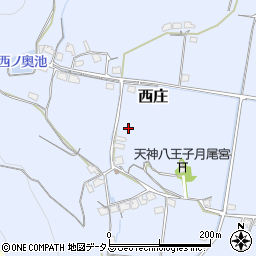 岡山県岡山市東区西庄周辺の地図