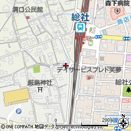 岡山県総社市真壁906周辺の地図