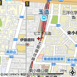 西日本旅客鉄道玉造変電所周辺の地図