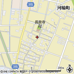 静岡県浜松市中央区河輪町631周辺の地図