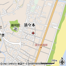 静岡県牧之原市須々木411周辺の地図