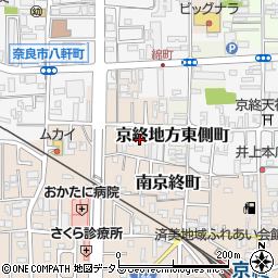 奈良英数塾周辺の地図