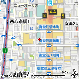 コメダ珈琲店 西心斎橋店周辺の地図