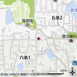 おそうじ本舗　奈良大安寺店周辺の地図