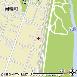 静岡県浜松市中央区河輪町413周辺の地図