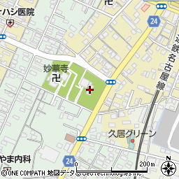 玉旋寺本堂周辺の地図