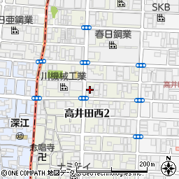 中田木工所周辺の地図