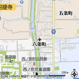 奈良県奈良市五条町8-2周辺の地図